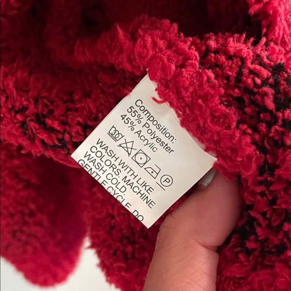 BTFBM Red and Black Women's Cardigan, worn once for theme party. - Picture 3 of 4